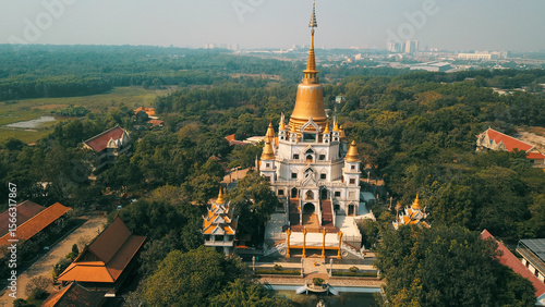 Fotografie Buu Long pagoda in Ho Chi Minh city