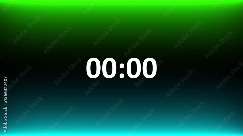 Countdown animation. Countdown movie from 5 to 0 number . Movie style countdown counting from 5 seconds. Digital timer.