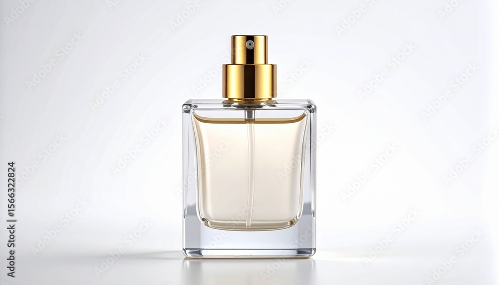 perfume bottle isolated with white background perfume bottle isolated with white background