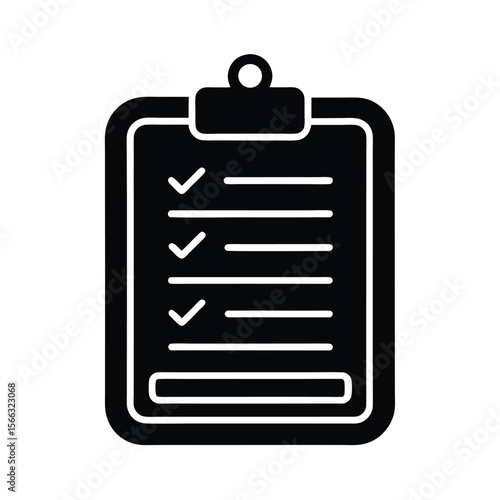 Compliance Checklist Clipboard Icon Vector Illustration