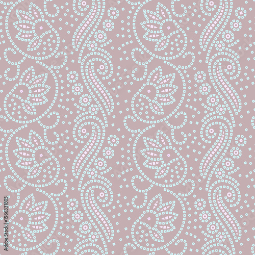 seamless bandhej allover ethnic design print