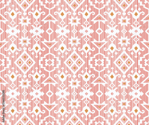 seamless geometrical ethnic kurti print