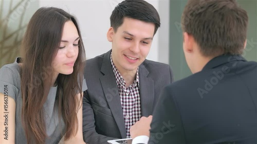 Dynamic business analysts collaborating on a project