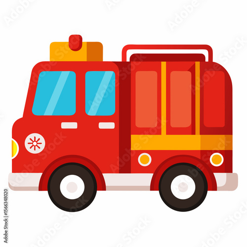 fire truck vector illustration
