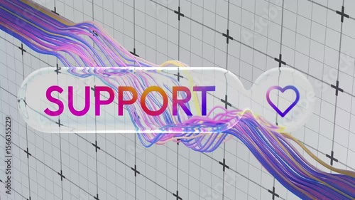 Liquid Glass Support Heart Button. Ideal for creators and social content calling for donations, appreciation, or engagement.