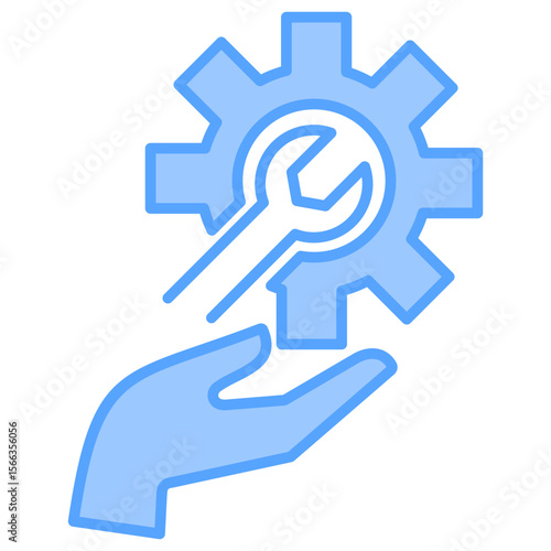 Maintenance Blue Icon
