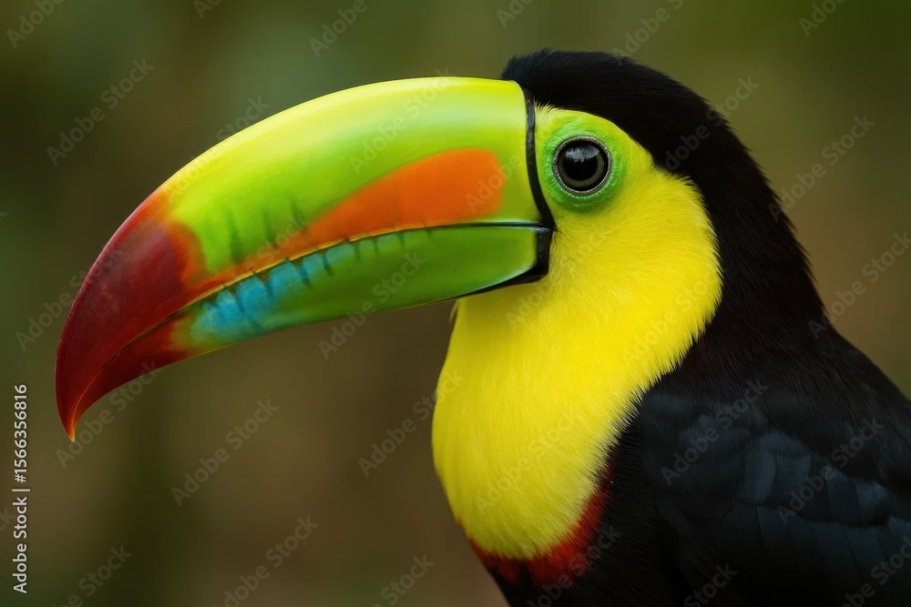 Obraz premium A splash of color against a blurred backdrop