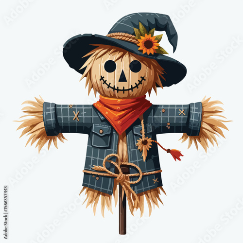 scarecrow vector image