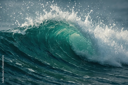 Wallpaper Mural A Majestic Wave Splashes Over the Ocean's Surface Torontodigital.ca