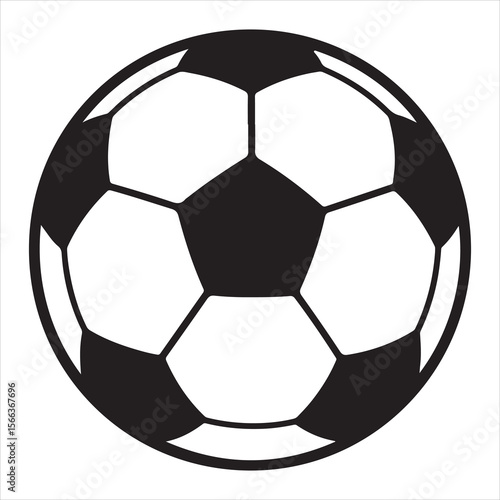 soccer ball on white background