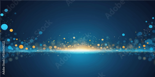 Blue underwater Christmas sky with sparkling star texture