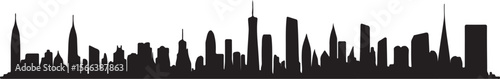 Downtown Skyline Silhouette
