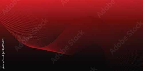 Red glowing neon wireframe background. Shining diagonal checkered grid planes in perspective. Retro futuristic depth wallpaper