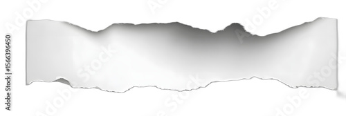 Wallpaper Mural Abstract White Shape with Dark Outline Effect Torontodigital.ca