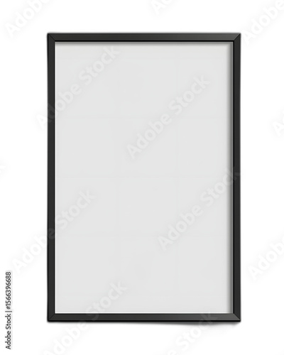 Simple Black Framed Display with Minimalist Aesthetic