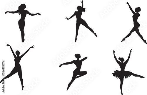 Ballet Dancer Silhouettes