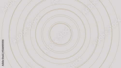 A series of concentric circles radiating outwards on a light gray background in a minimalist style