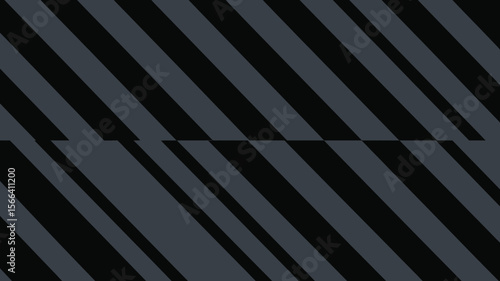 A simple abstract background featuring diagonal black and gray stripes creating a modern pattern look