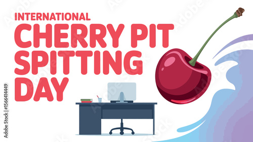 International Cherry Pit Spitting Day Fun Office Break Fruit Challenge