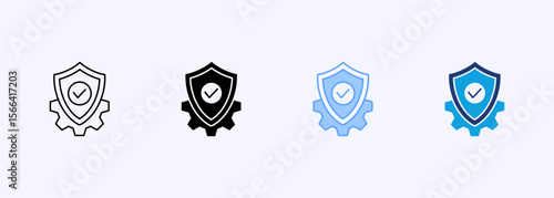 Safety Icon Set Multiple Style Collection