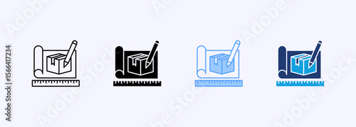 Design Product Icon Set Multiple Style Collection