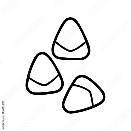 Delicious Candy Corn Vector Illustration of Sweet Autumn Treats, Perfect for Fall Decorations and Designs
