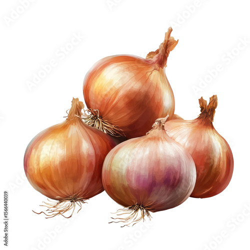 Wallpaper Mural Fresh organic onions on a transparent background ready for cooking or salad preparation, Fresh organic onionstransparent background onions bundle Torontodigital.ca