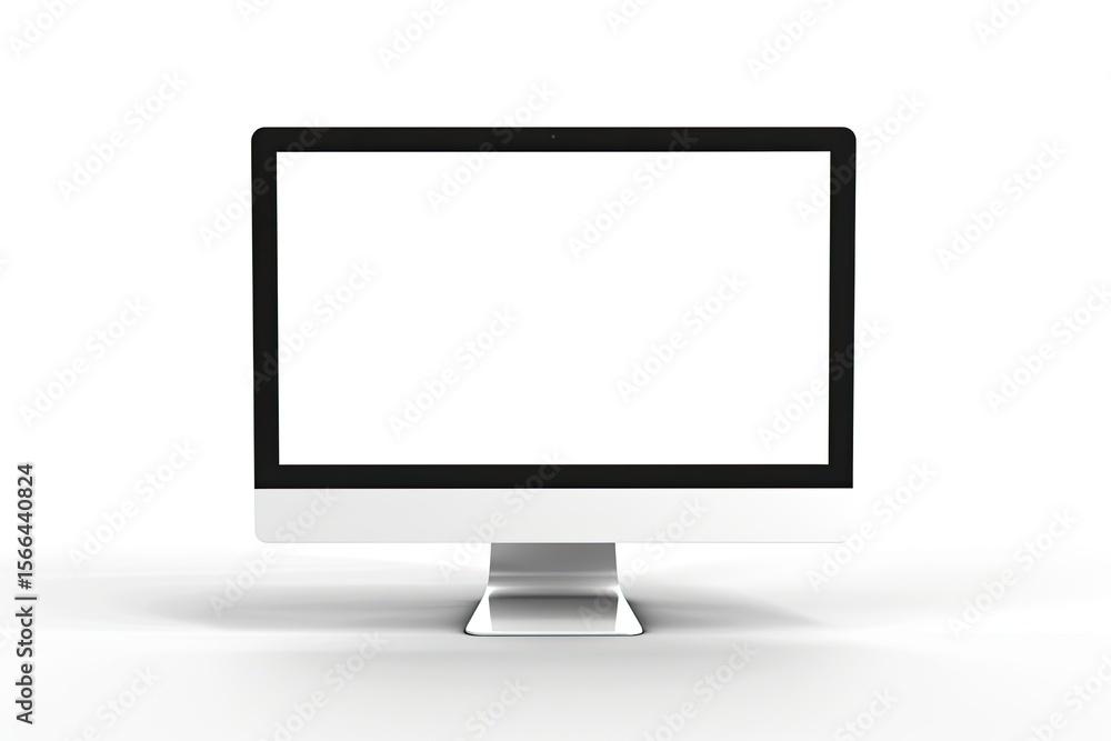 Premium Quality Visual of Imac Mockup on White Background Premium Quality Visual of Imac Mockup on White Background