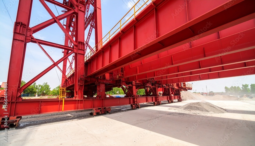 red bridge in the city red bridge in the city