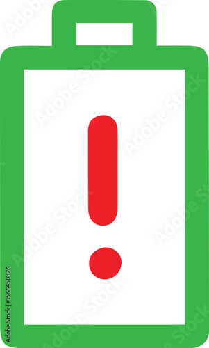 Battery Warning Icon Low Power Alert
