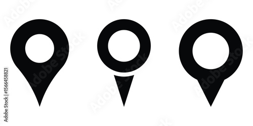 Map Pin Icon, GPS Marker Icon