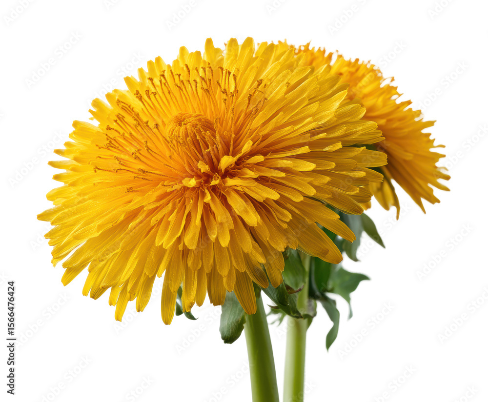 Vibrant yellow dandelion flowers nature Vibrant yellow dandelion flowers nature