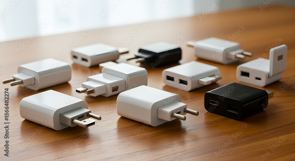 Fototapeta premium Charger in white 