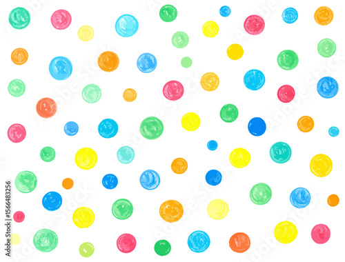 Crayon dot background 01