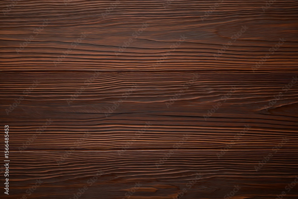 Close up view of dark stained wood texture with horizontal grain pattern and natural imperfections Close up view of dark stained wood texture with horizontal grain pattern and natural imperfections