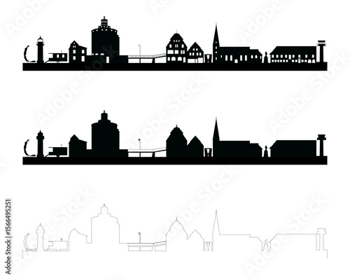 Eckernförde Skyline " NO AI "