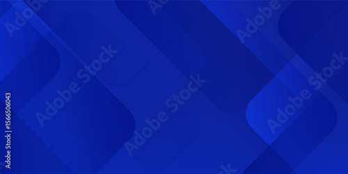 Abstract blue background with glowing geometric lines. Modern blue gradient square shape design. Futuristic technology concept. Suit for brochure, corporate, website, poster, banner, cover modern