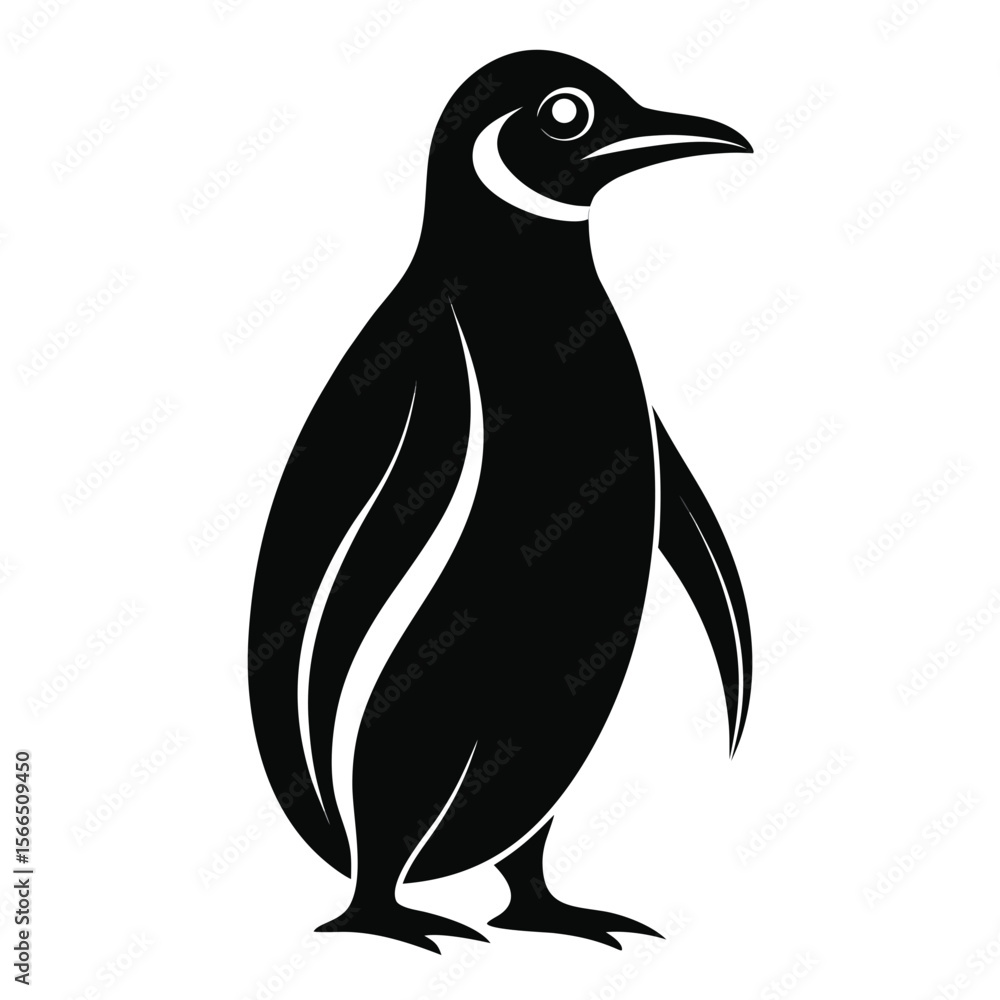 Naklejka premium penguin vector illustration