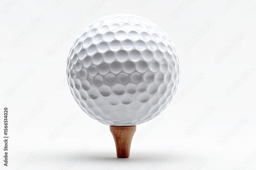 golf ball on tee isolated golf ball on tee isolated