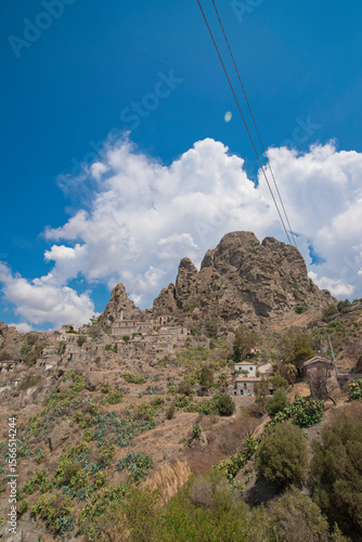 cable car in the mountains