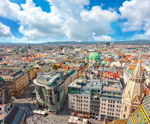 Wallpaper Mural View from Saint Stephen Cathedral in Vienna Torontodigital.ca