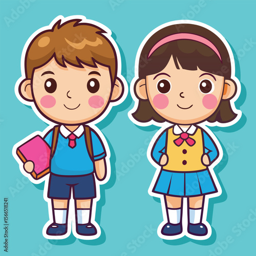 School Children in Uniform