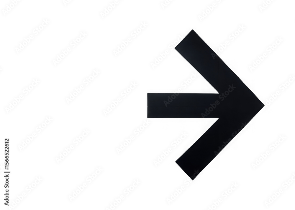 A bold dark gray arrow pointing to the right isolated on transparent background A bold dark gray arrow pointing to the right isolated on transparent background