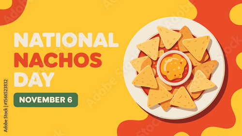 Celebrate National Nachos Day A Delicious Promotional Graphic Design