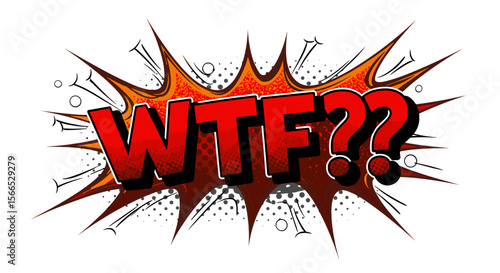 Comic style pop art vector illustration with explosive text design for humorous expressions