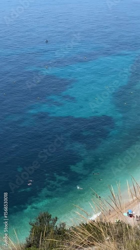 Scenic Coastal Landscape with Transparent Mediterranean Sea