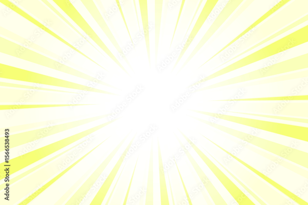 Obraz premium Sunburst Background. Summer Backdrop. Radius Cartoon Pattern Abstract Background. Laser Lemon Yellow Rays Vector Illustration.