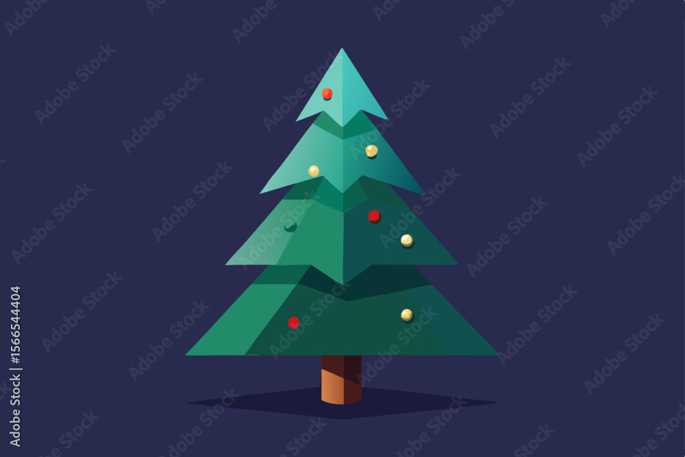 Obraz premium abstract christmas tree