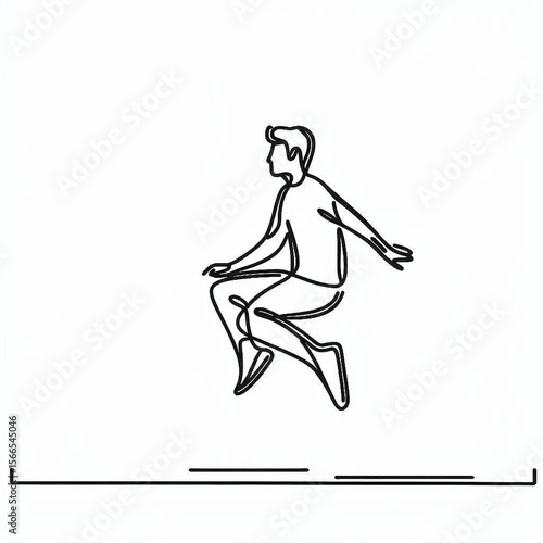 man jumping