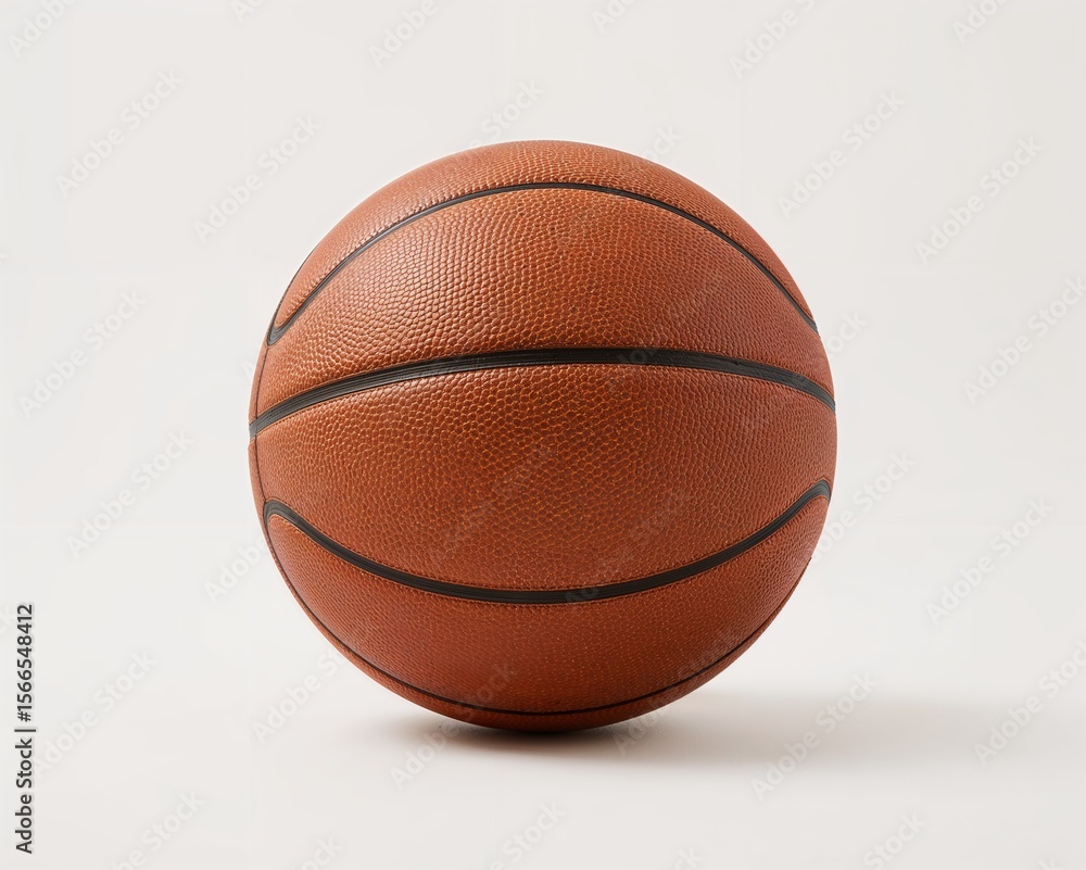 Obraz premium Sports Equipment: New Basketball for Games